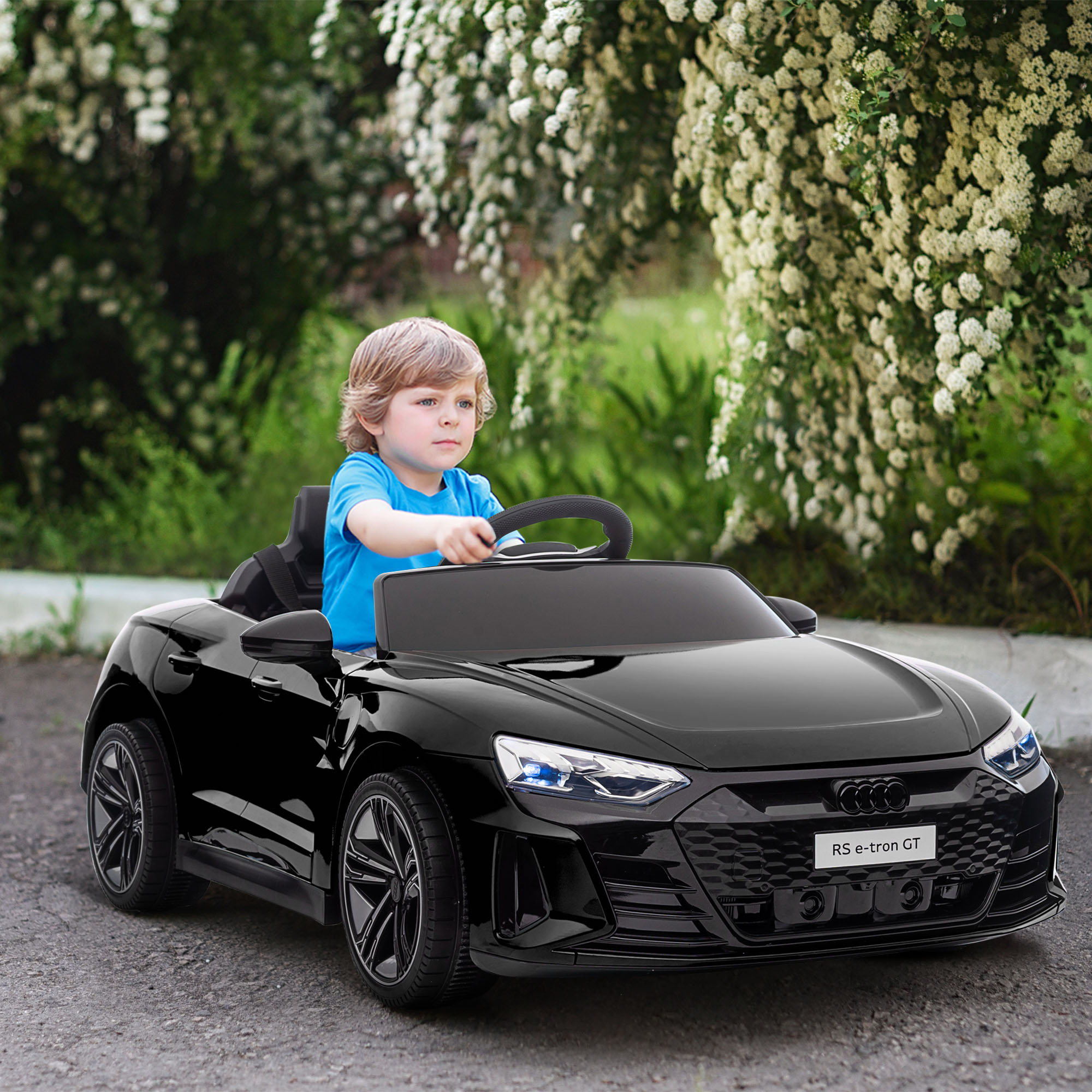 Audi RS e-tron GT 12V Électrique Enfants Noir