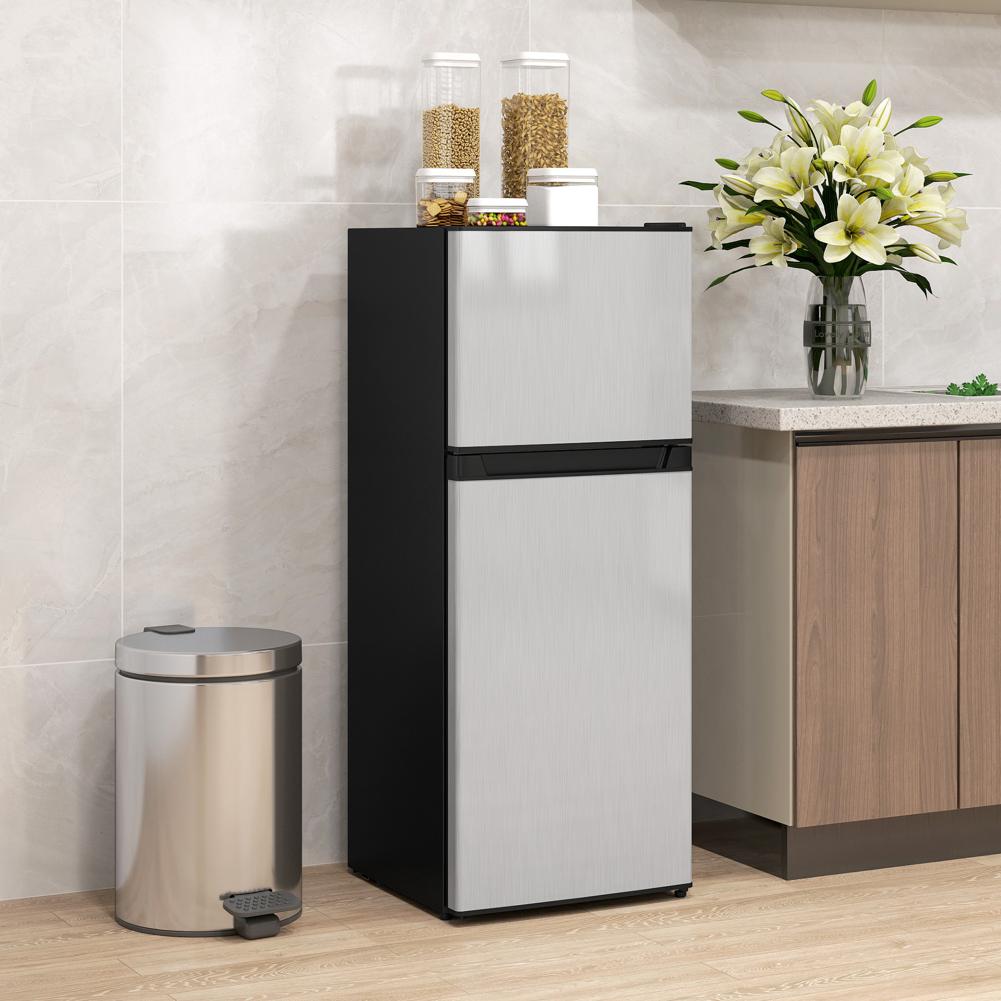Mini frigo 4 pi³ congélateur portes réversibles