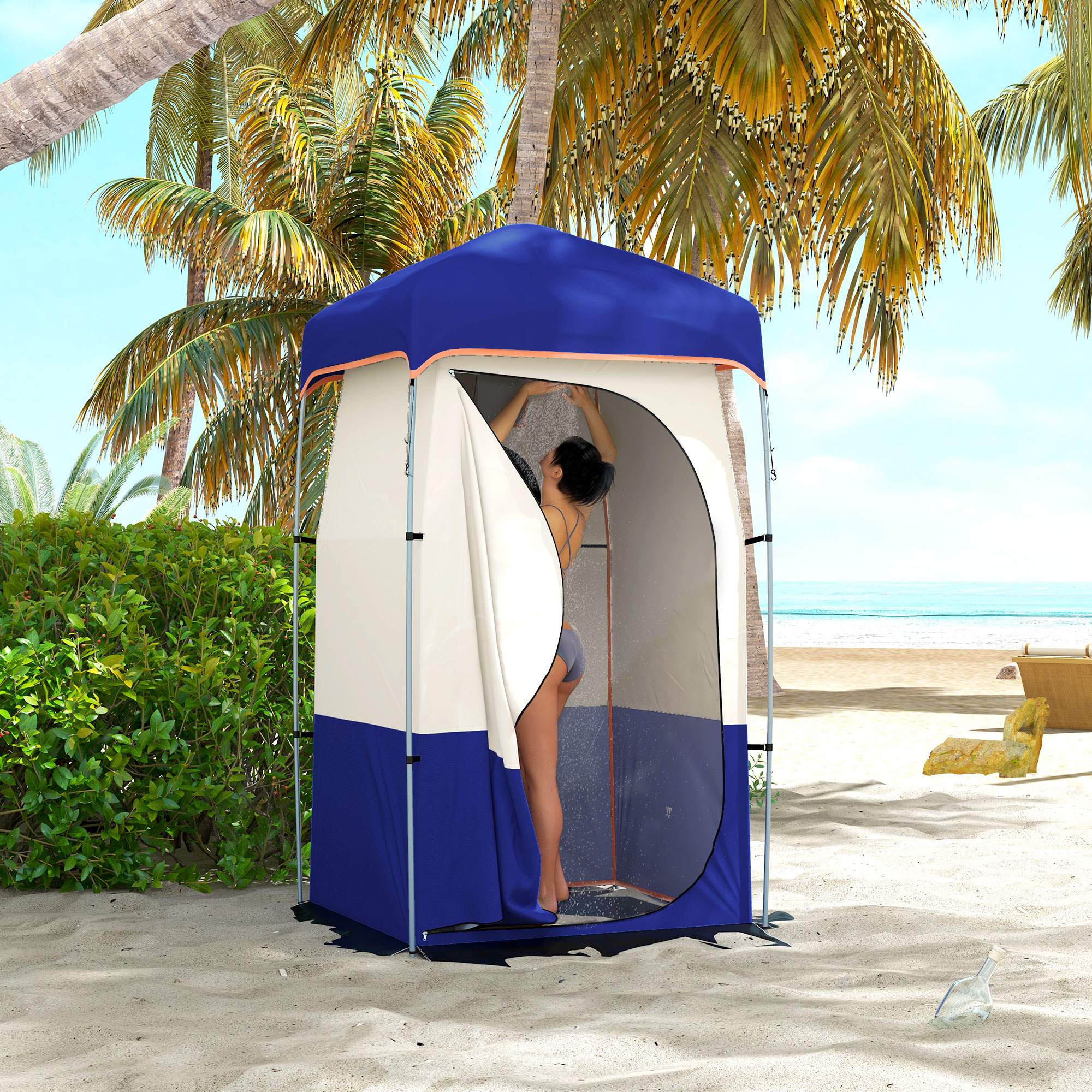 Tente douche camping portable sac douche solaire