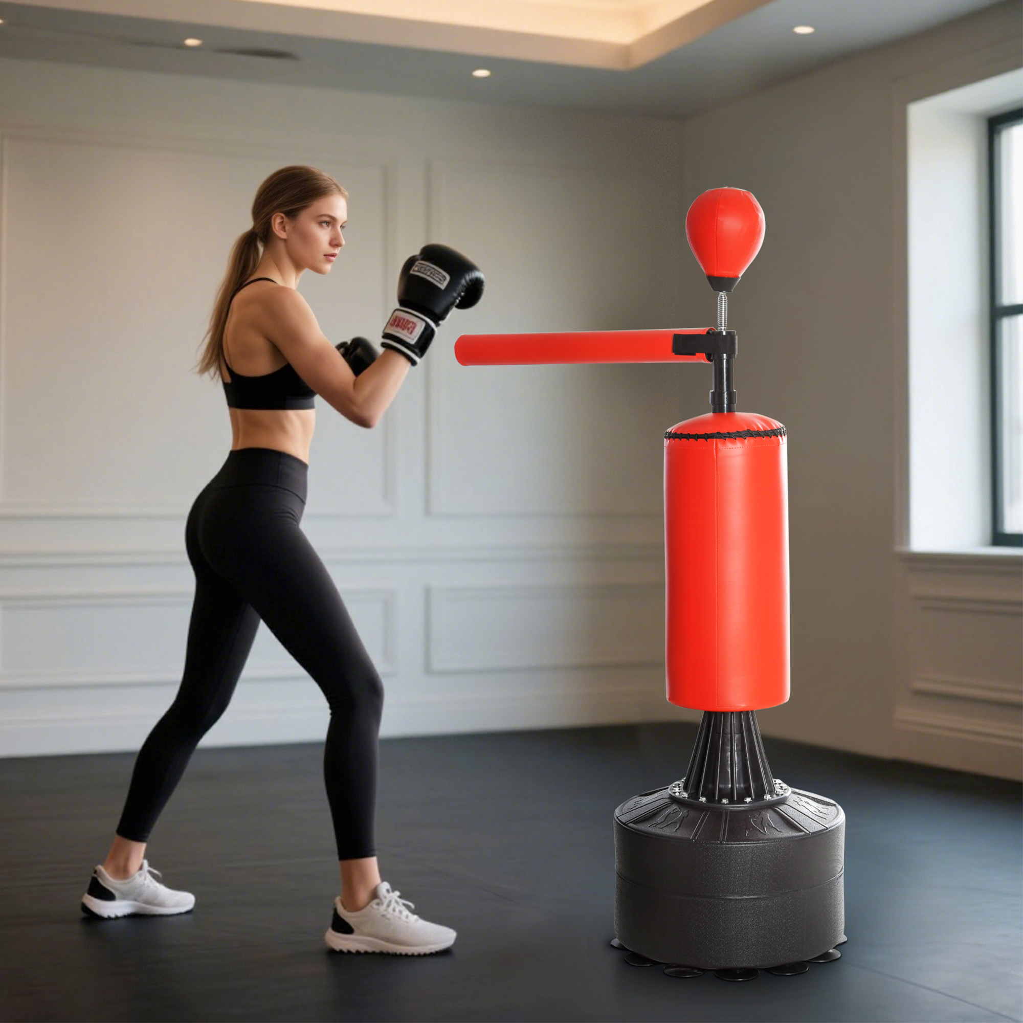 Sac de boxe libre sac vitesse gants, base lestée