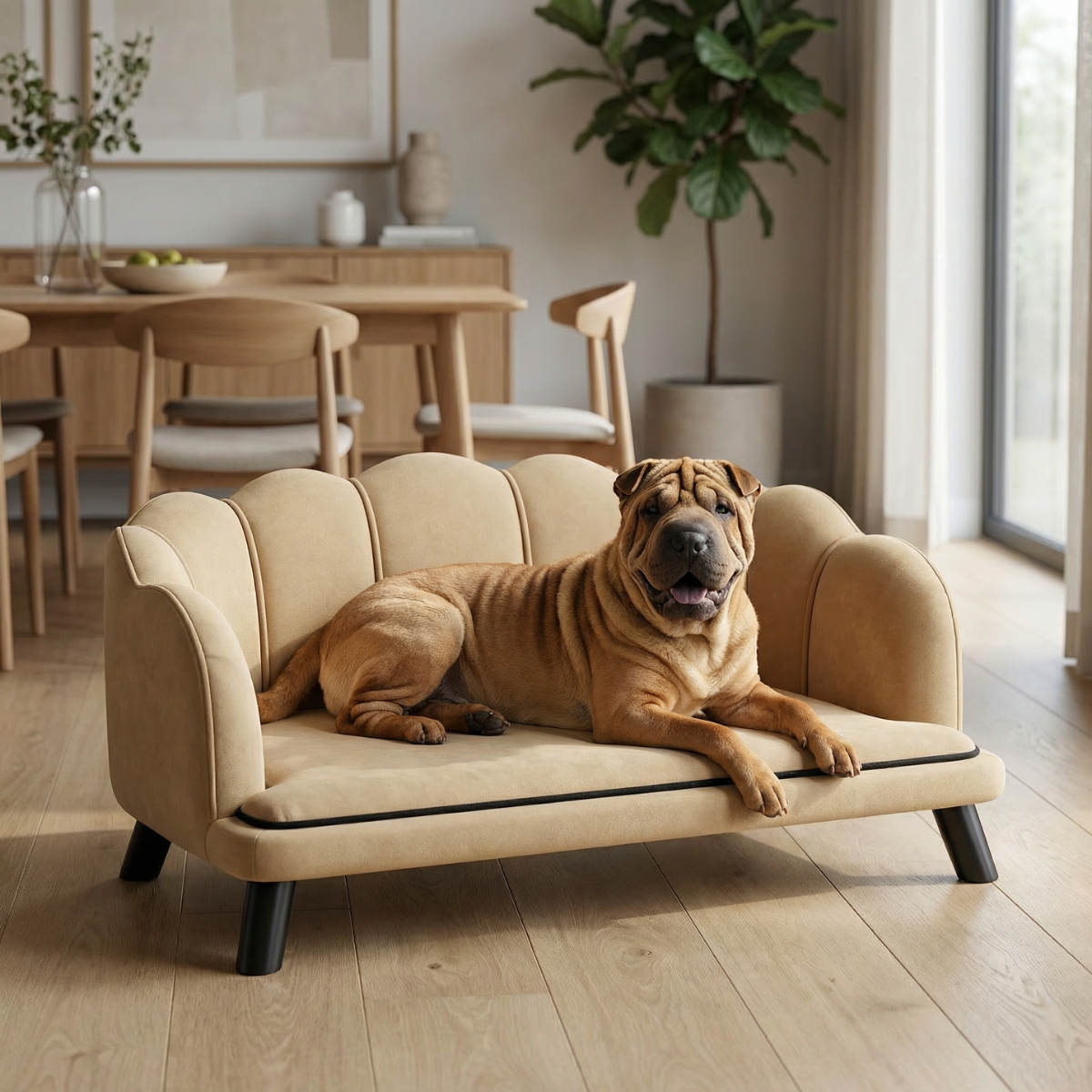 Sofa pour chiens Pearl moyen/grand