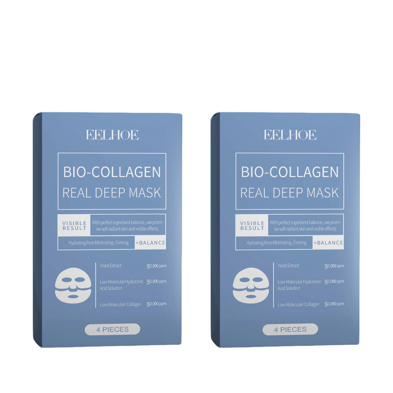 EELHOE Masque bio-collagène hydratant pores affinés