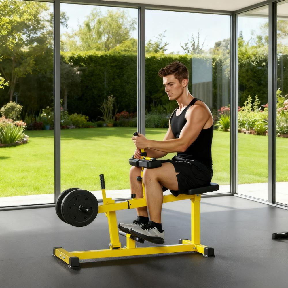 Équipement gym jaune maison