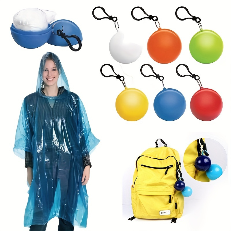 Imperméable jetable adulte 2 balles couleurs random