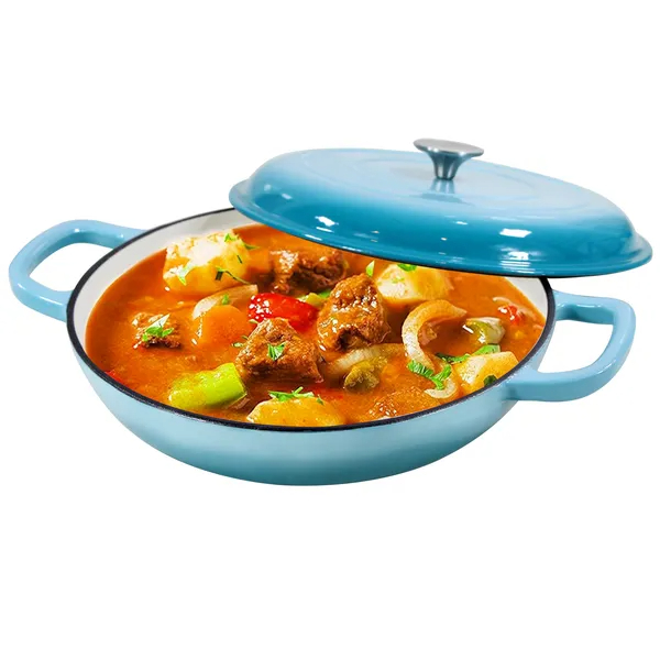 COOKWIN Cocotte fonte 3.8L couvercle poignées émail