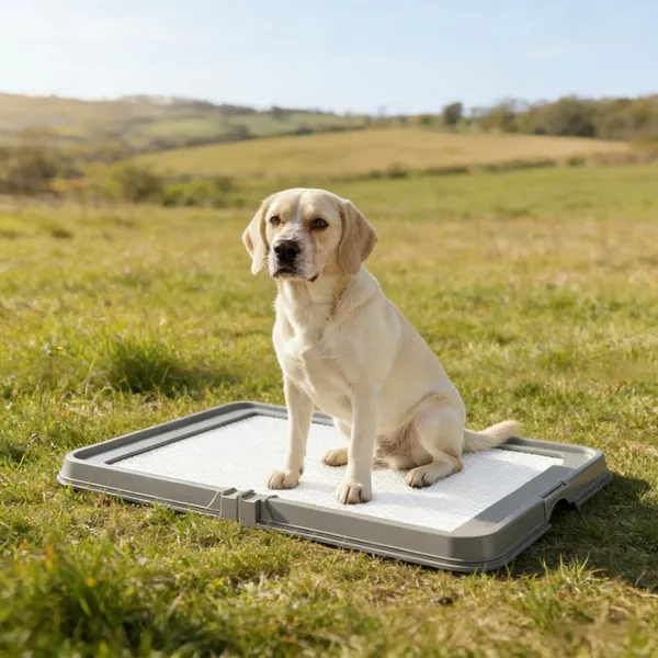 Bac litière chien pliable