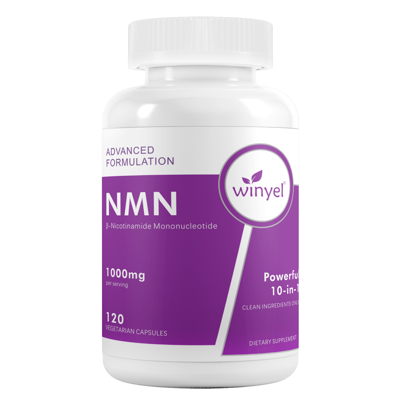 WINYEL Énergie cellulaire 10-en-1, C, Resvératrol, CoQ10