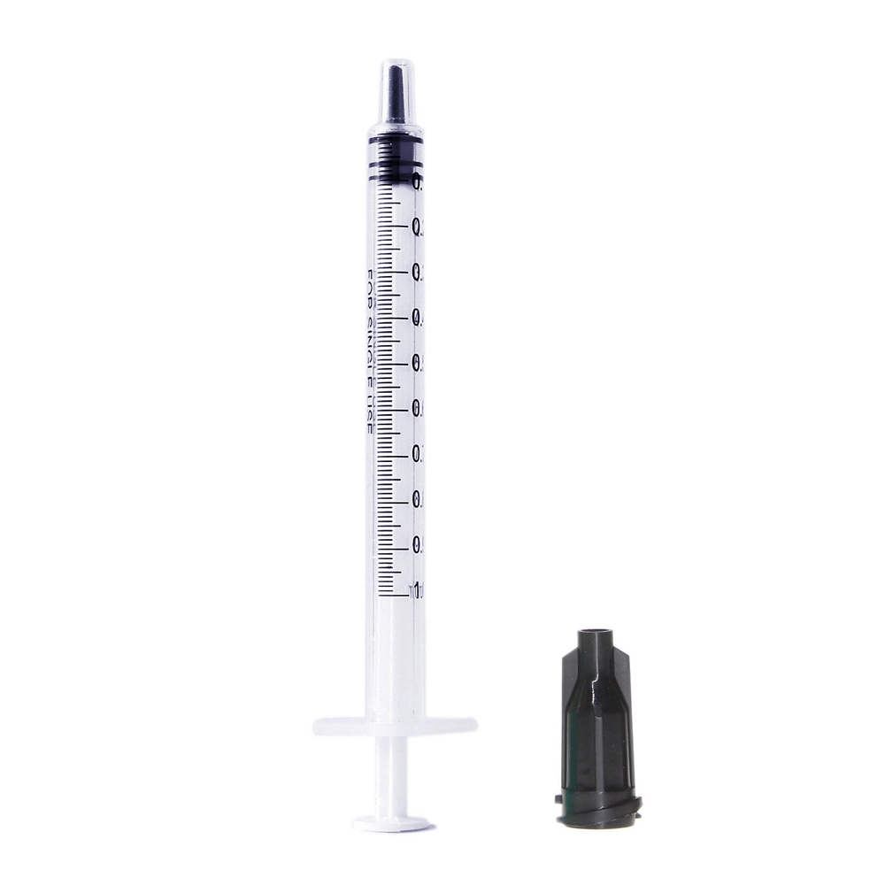 Seringues 1ml avec bouchons (25 pcs)