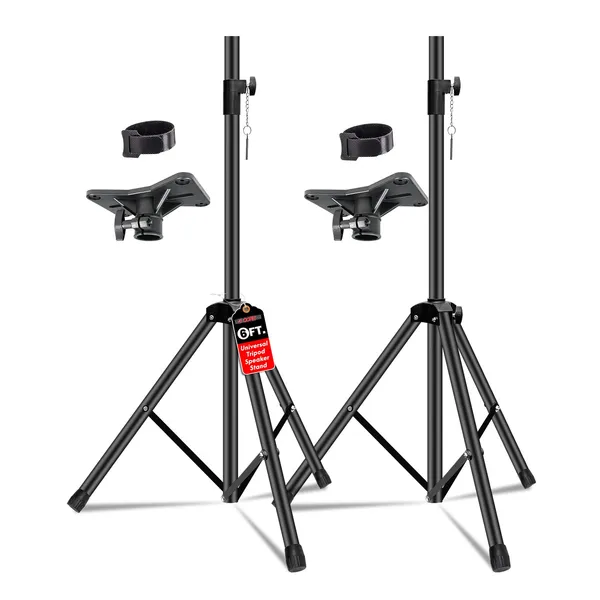 5Core Pied HP Réglable Universel Studio Pair BLK