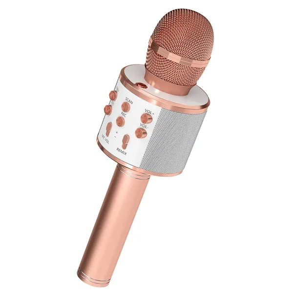 Microphone Karaoké 5 Core Sans Fil Bluetooth 3 en 1