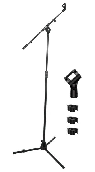 Support microphone 5 Core ajustable boom 180°