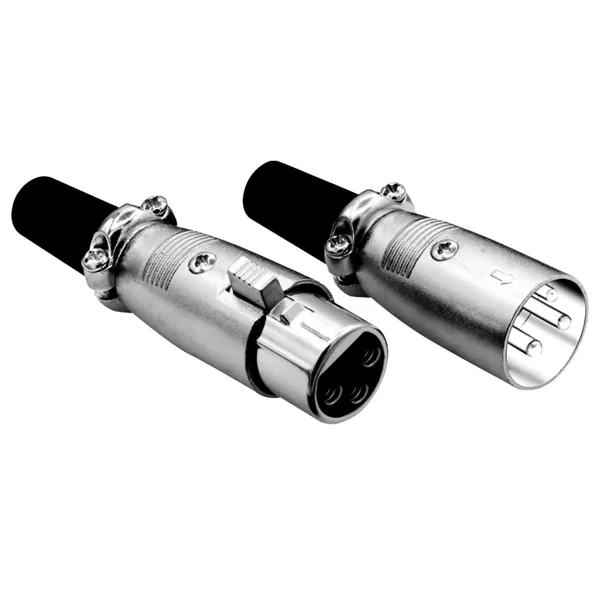 Connecteur XLR 5Core Mâle Femelle Jack 1/4 3 Broches