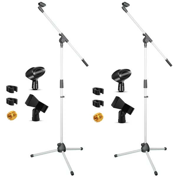 Support micro trépied 5Core sol 2pcs 18-72po bras boom chant microphone