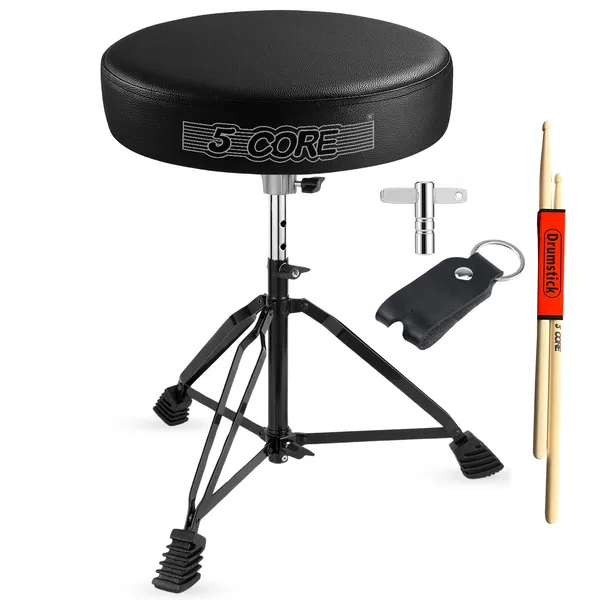 Tabouret batterie 5 Core, 3po rembourrage, hauteur ajustable