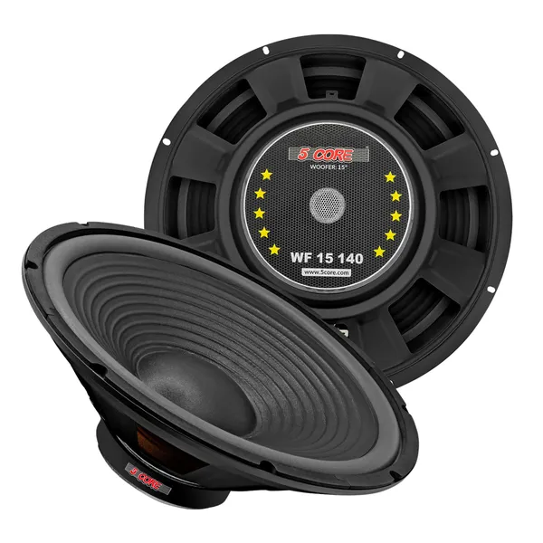 Haut-parleur guitare 5Core 15po 450W 4 ohms basse distorsion