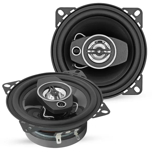 2 hauts-parleurs coaxiaux porte 4" 250W 4Ohm tweeter