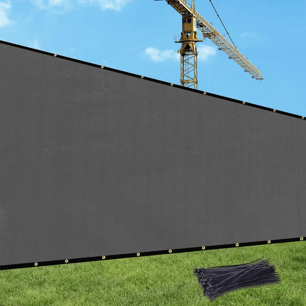 Clôture HDPE gris foncé 4'x50'