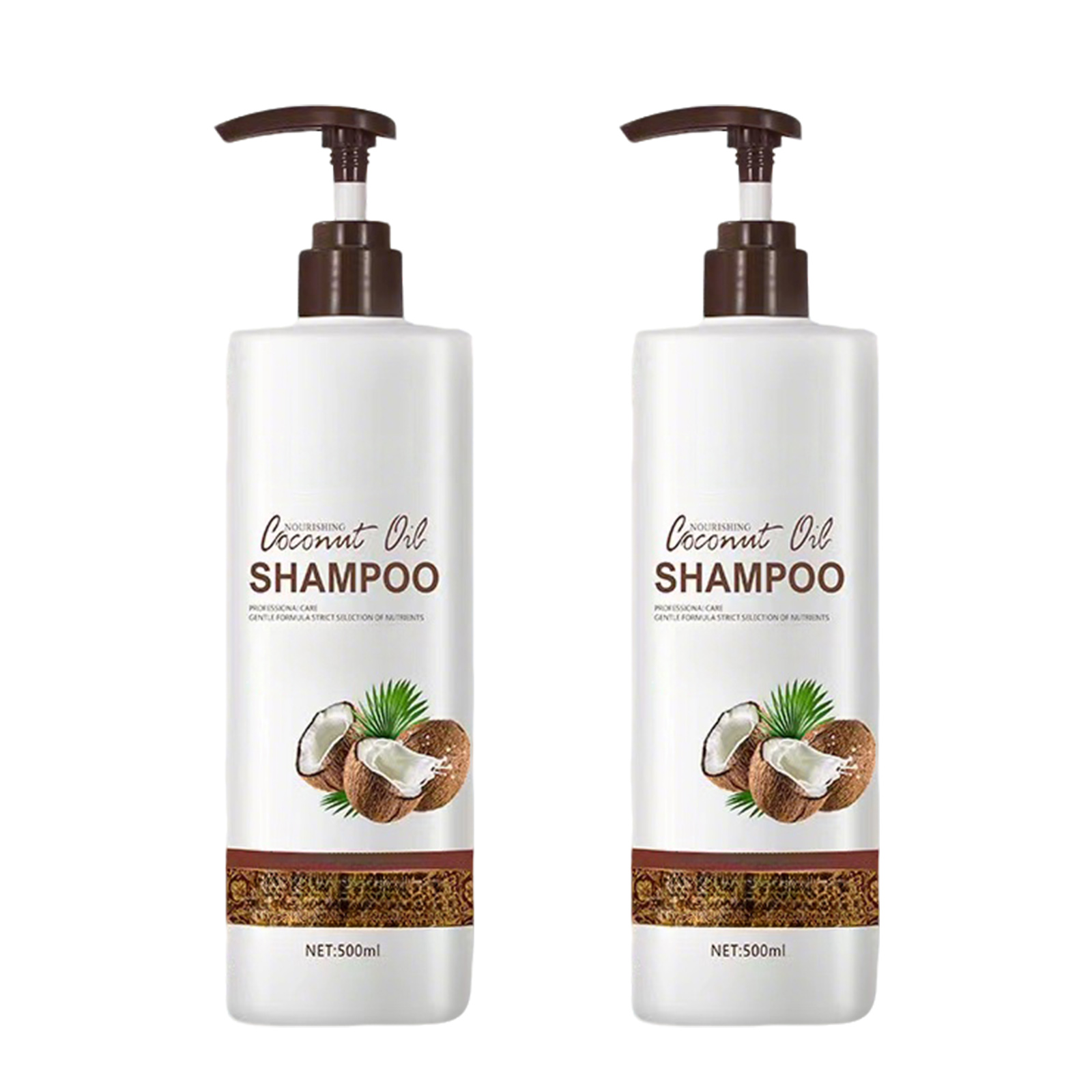 Shampooing Huile Coco Nourrissant Nettoyage Profond Lisse
