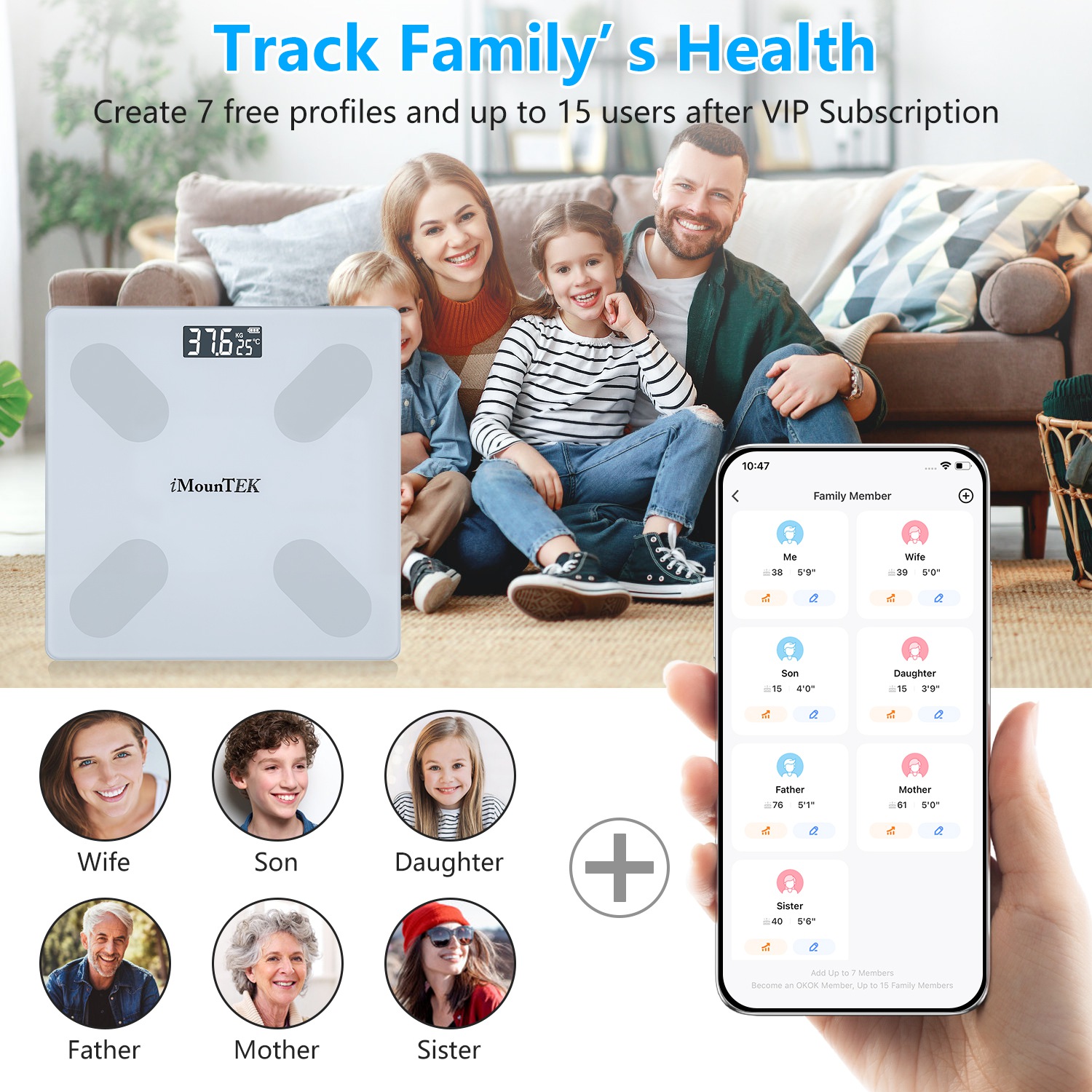 Balance numérique Smart corps - analyse BMI 397lb