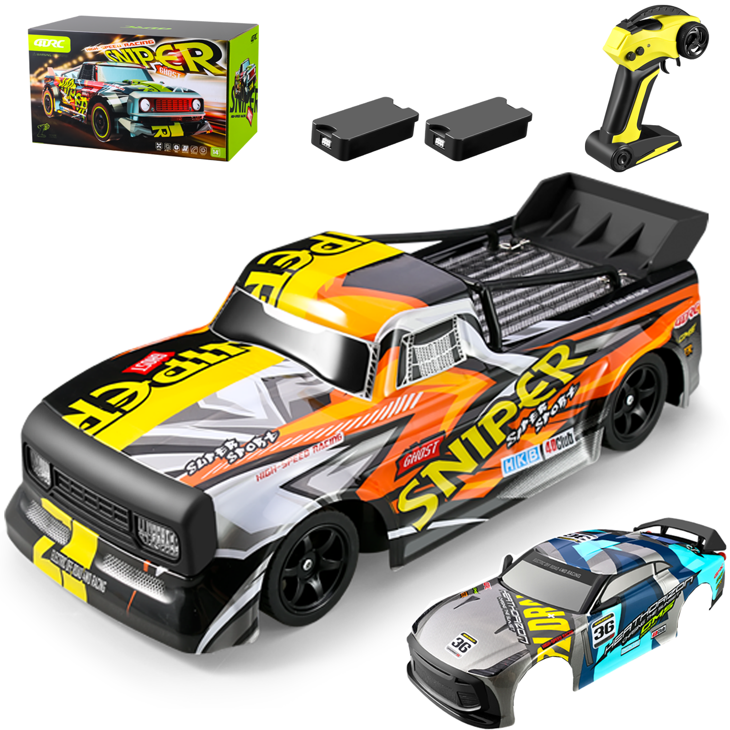 Voiture RC 4WD 30KM/H Dérive 2.4G - Expédition Aléatoire