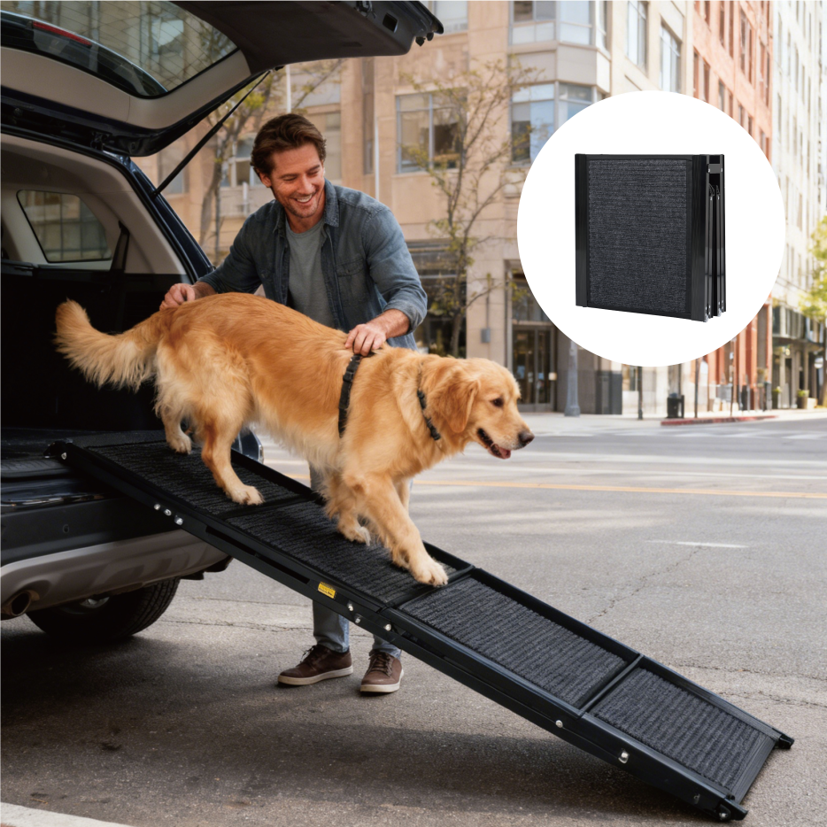 Rampe chien auto 71"x19,3" pliable gros chiens 250LBS
