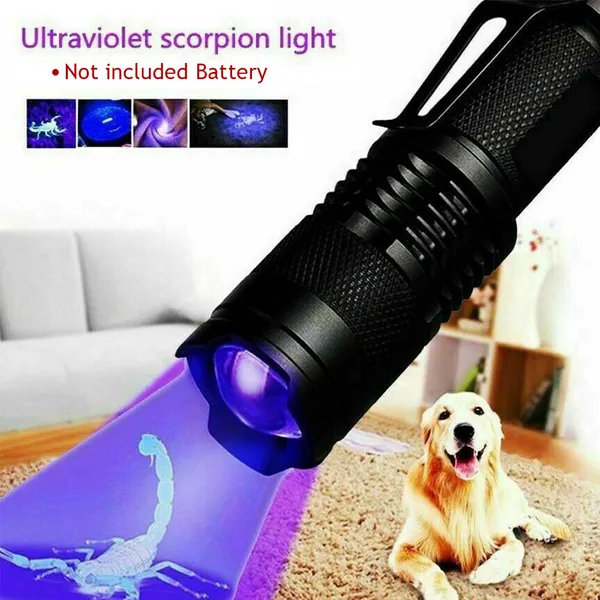 Lampe UV portative 3 modes, lumière noire