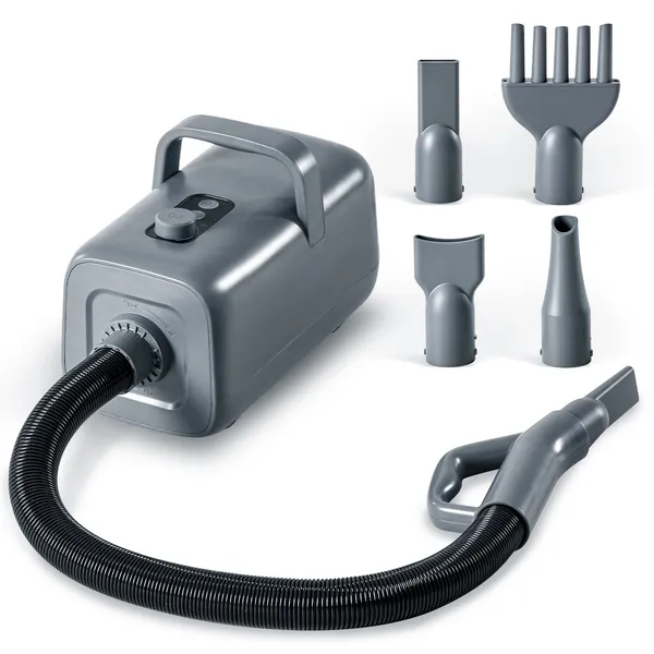 Sèche-chien haute vélocité 1550W grooming 4 buses