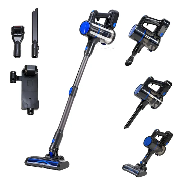 Aspirateur sans fil bâton LED anti-enchevêtrement