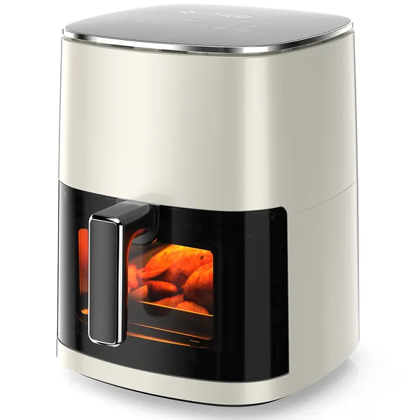 Friteuse air 6 pintes fenêtre, 12 fonctions 400F