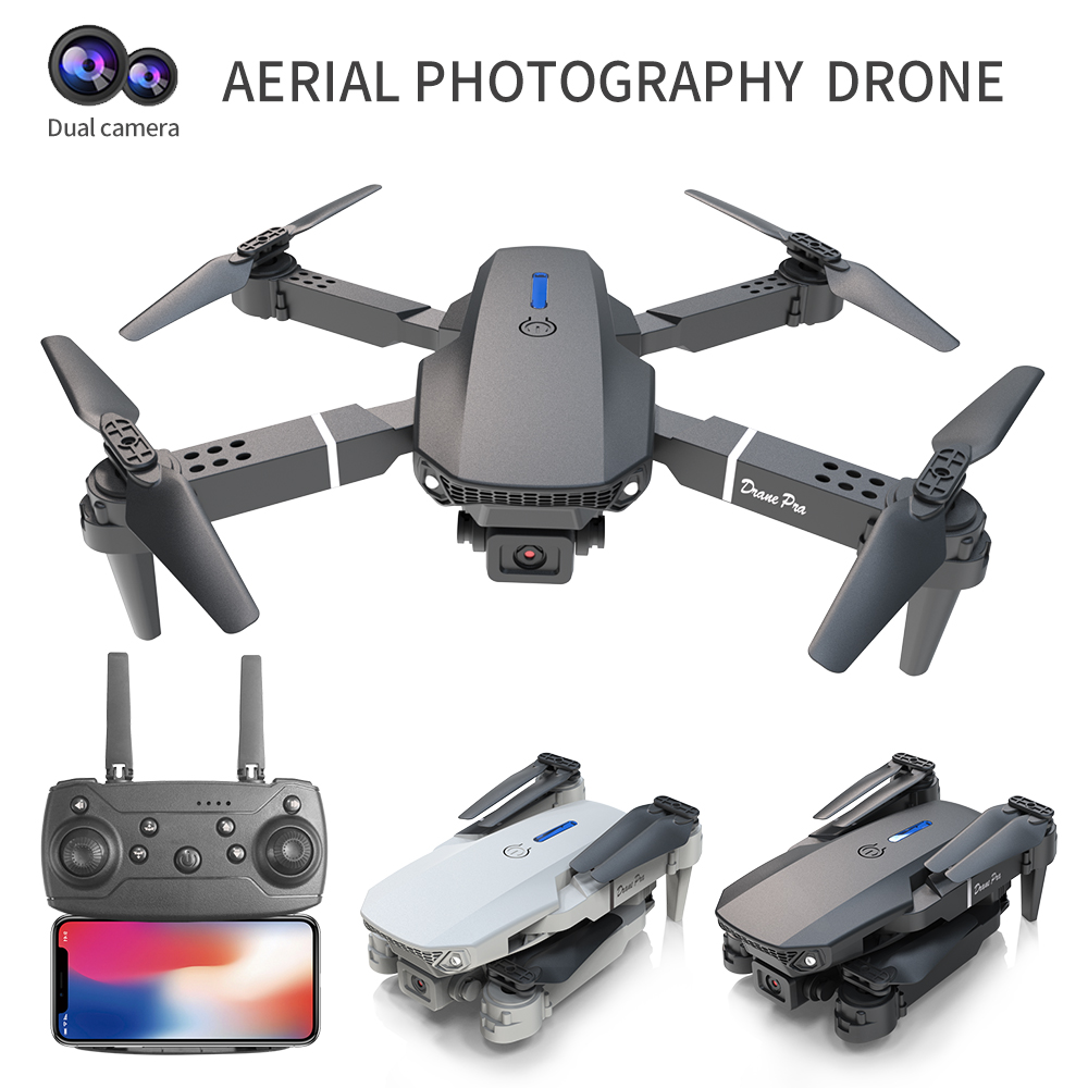E88Pro - Double caméra - Double batterie (image fournie)
