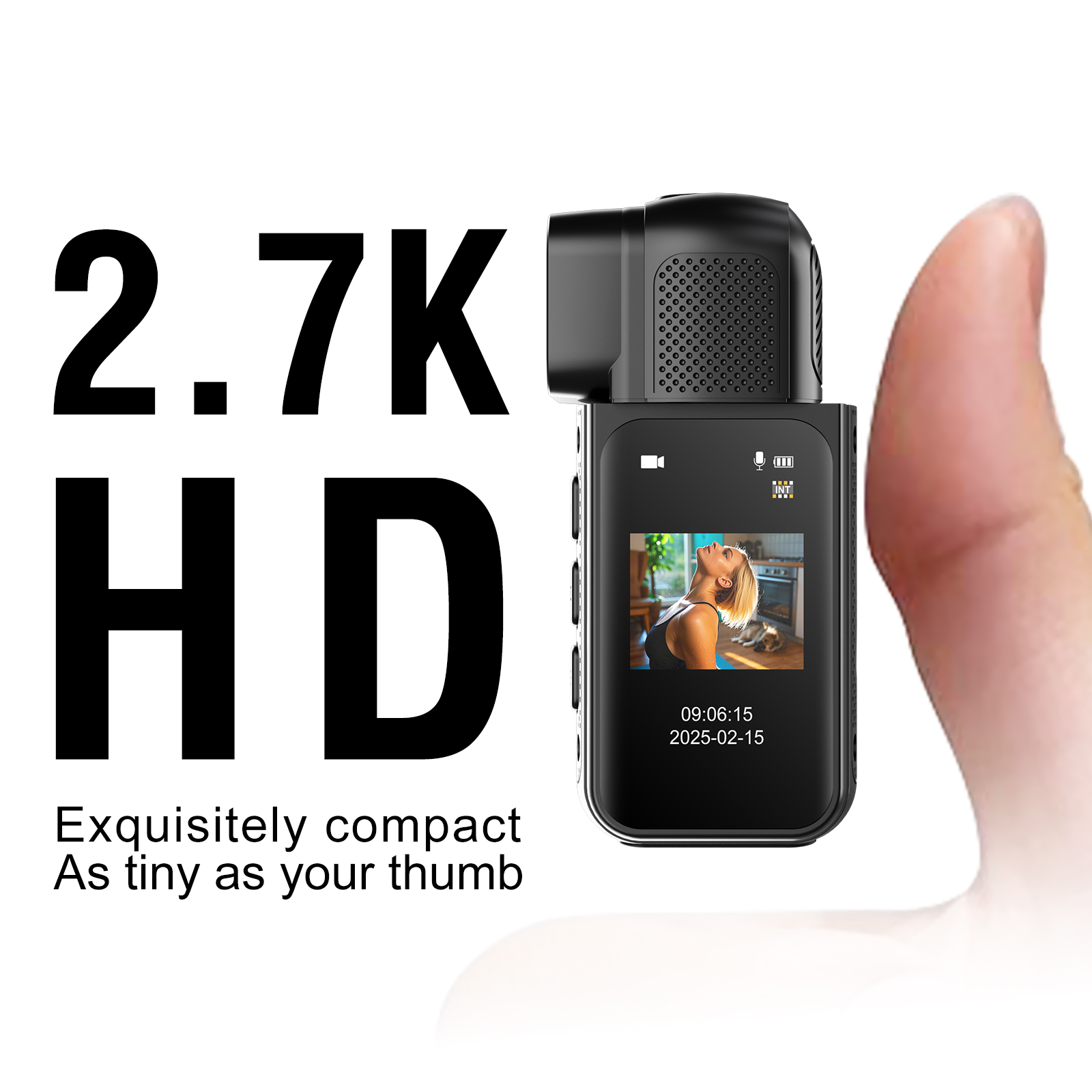 Caméra S80 Thumb Noire 64G