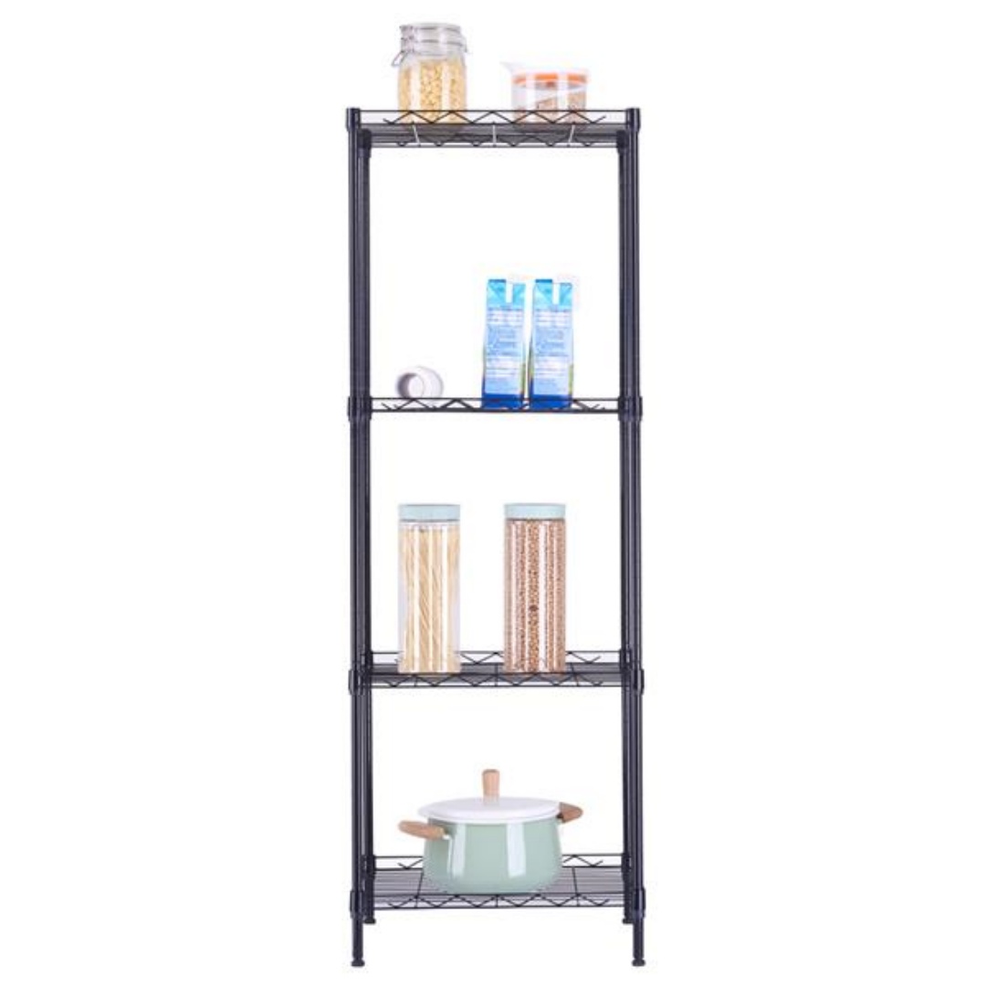 Unité rangement métal 4 étages - Rayonnage acier