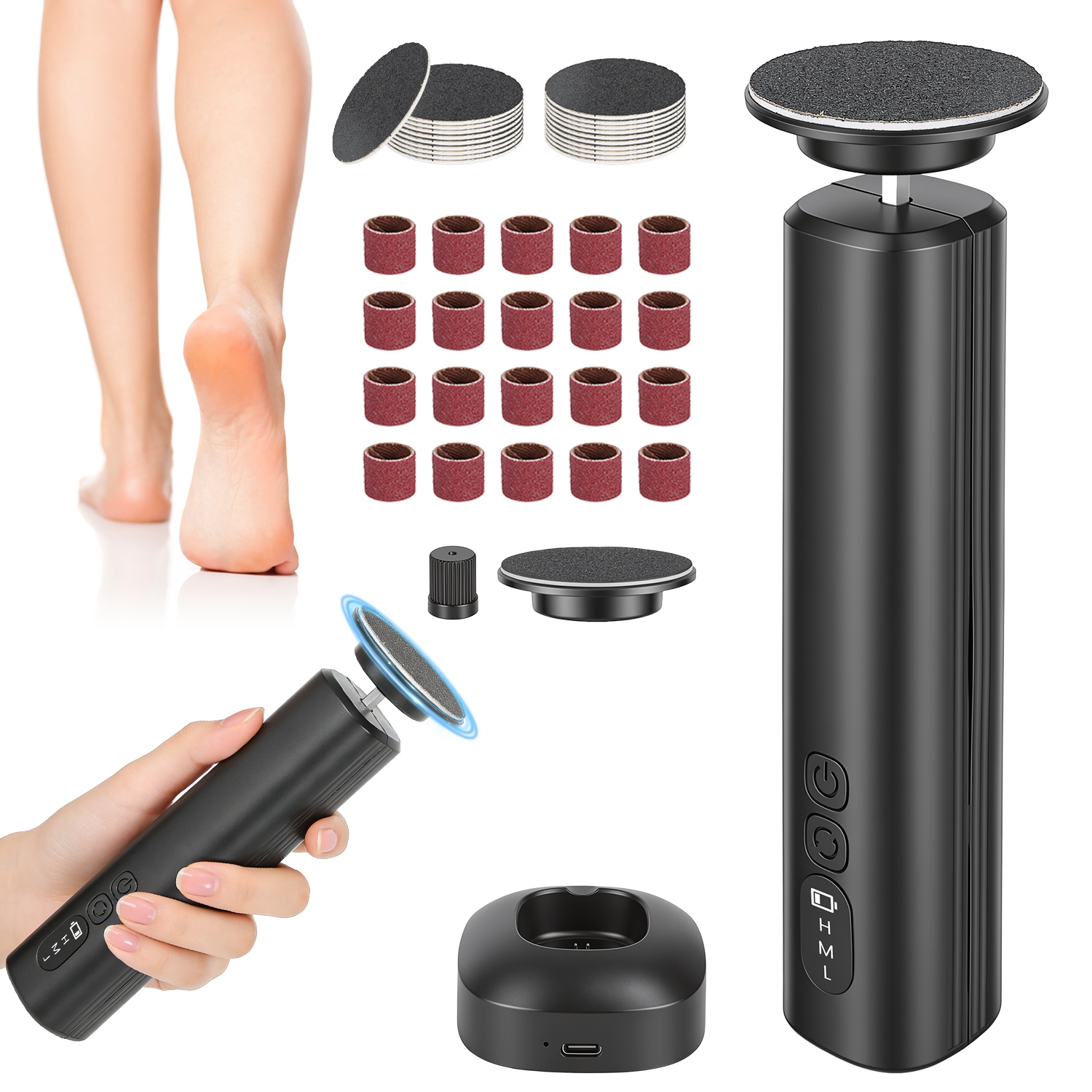 Lime Pieds Électrique 2 en 1 40 Disques