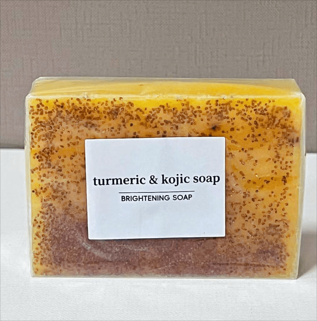Savon curcuma acide kojique blanchissant hydratant