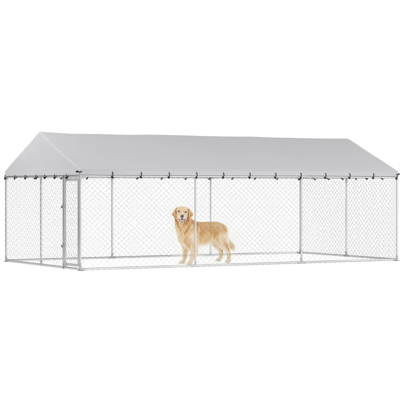 Chenil extérieur chaîne 20x10x7 pi