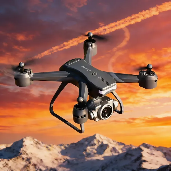 Drone professionnel 2026 6K double caméra 2 batteries