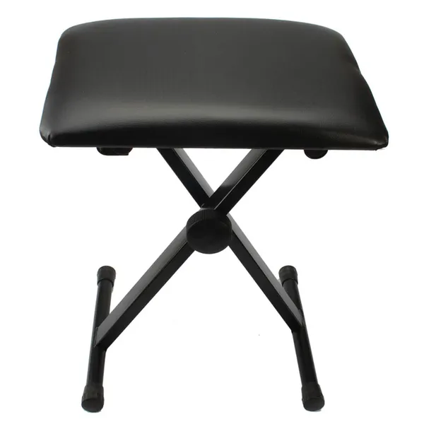 Banc piano ajustable noir