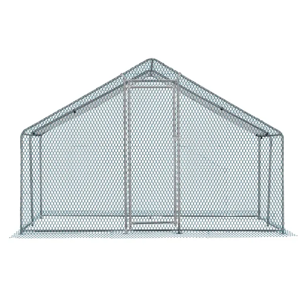 Poulailler métal 10x10 po avec toit