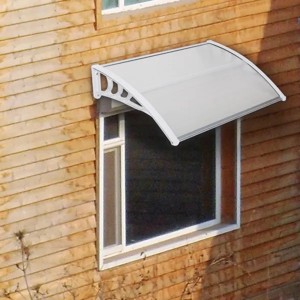 HT-100 X 80 Couvre-porte fenêtre transparent blanc