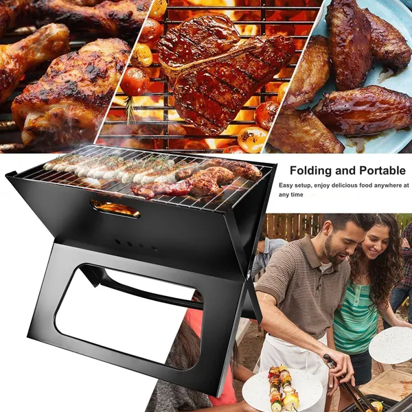 BBQ charbon portable pliable camping jardin voyage