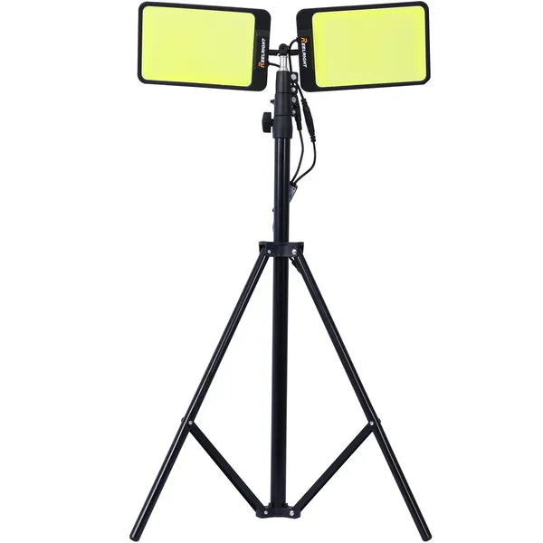 Projecteur LED 11200 lumens, trépied, construction, télécommande
