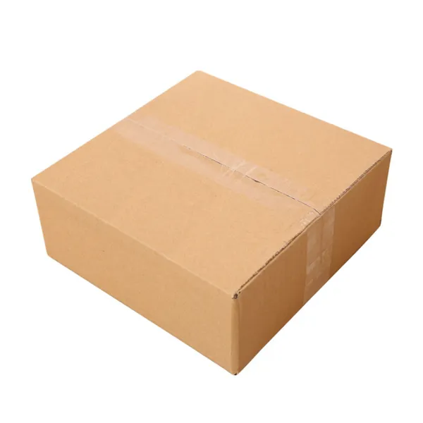 100 Boîtes Carton Ondulé 6x4x2" Jaune