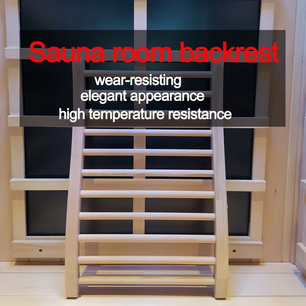 Hemlock dossier sauna bâton rond