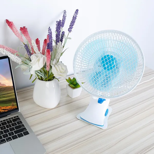 Ventilateur clip 3-en-1 silencieux 2 vitesses