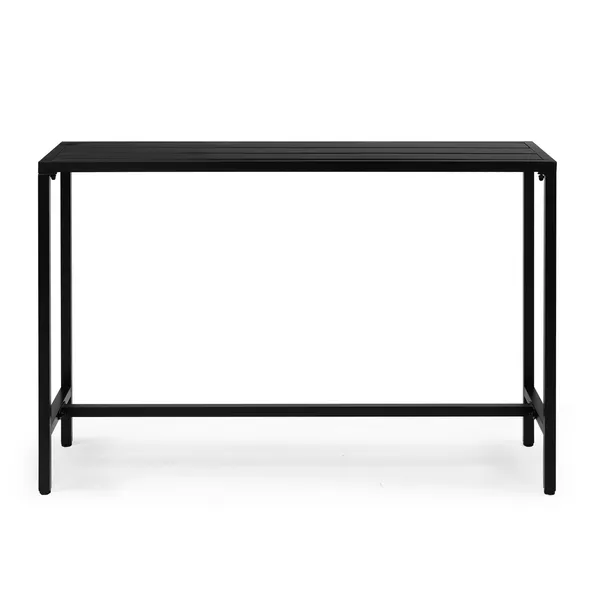 Table bar extérieur 55 po hauteur comptoir noir