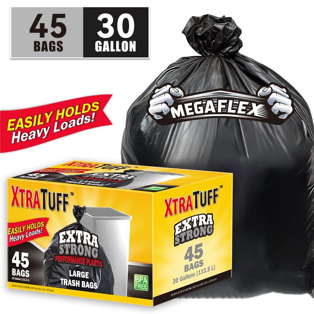 Sacs poubelle 45L extra épais, étanches, usage maison