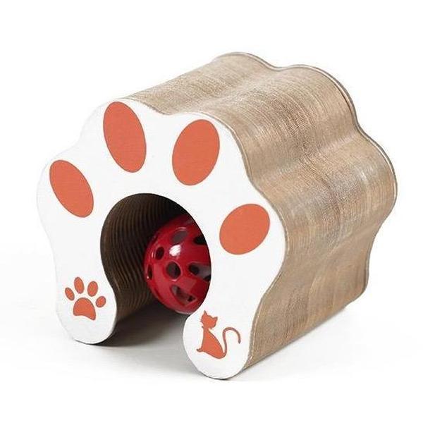 Griffoir chat accordéon pliable design bois