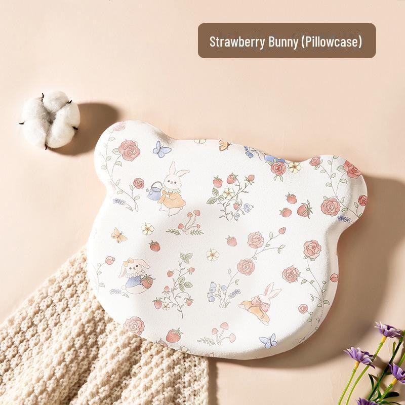 Oreiller bébé forme silicone confort nouveau-né 0-6 mois