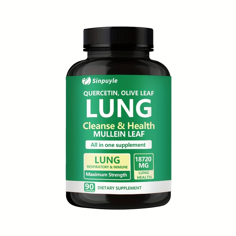 Supplément respiratoire nettoyage poumons, tussilage et quercétine
