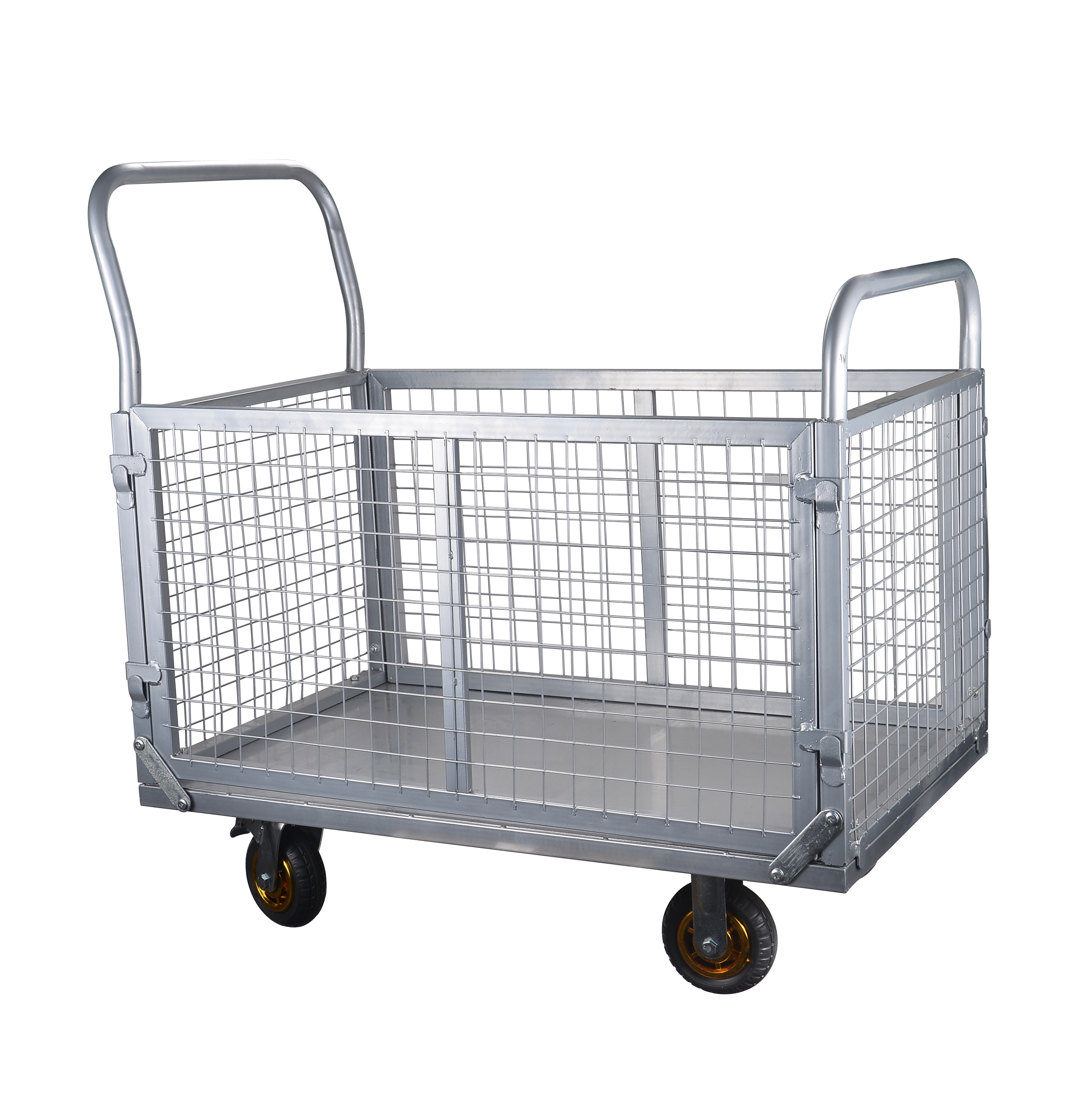 Diable plateforme cage 1800 lb, 6 roulettes